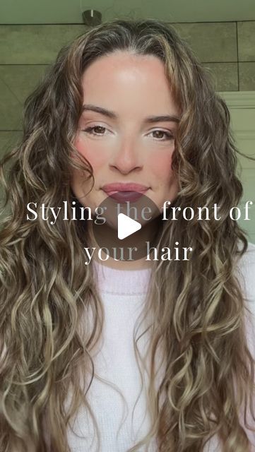 How To Style Front Curly Hair, Face Framing Pieces Curly Hair, Face Framing Curls, Curly Hair Up, Curling Rods, Big Group, Volume Hair, Face Framing, Curly Girl