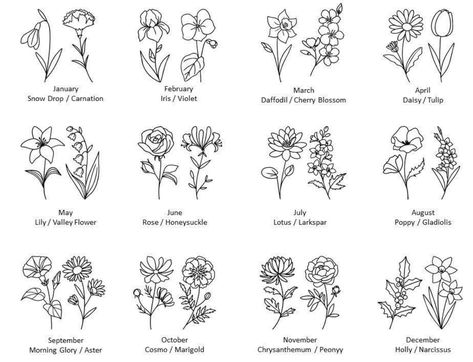 Birth Insect By Month, Matching Birth Flower Tattoos, Sibling Birth Flower Tattoos, Birth Flower Tattoos Small, Flower Tattoos Forearm, Flower Tattoos Small, Playlist Journal, Plum Orchard, Tattoos Forearm