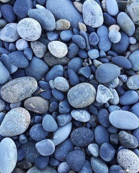 There is life in a stone. Any stone that sits in a field or lies on a beach takes on the memory of that place. You can feel the stone have witnessed so many things - #andygoldsworthy #memorys #qoutesaboutlife Blue Pebbles, Image Zen, Blue Rocks, Image Bleu, Photo Bleu, Maine Photography, Baby Blue Aesthetic, Light Blue Aesthetic, Blue Inspiration