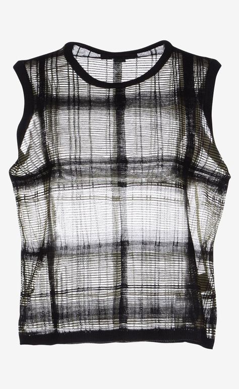 Alexander Wang ♥ Alexander Wang Sweater, Sheer Tank Top, One Moment, Sheer Fabric, Green Tops, Inspiration Mode, Looks Style, Fashion Details, White Top