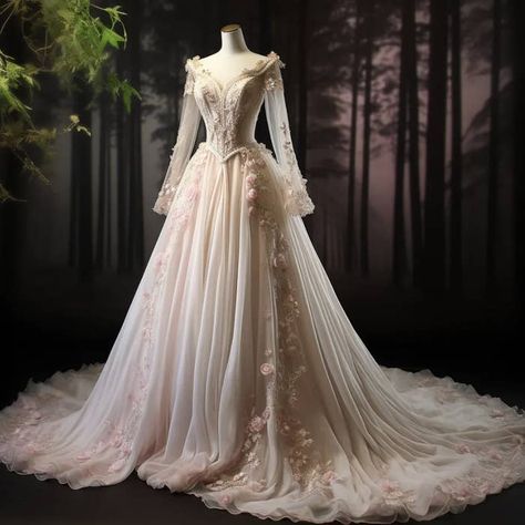 Aurora Wedding Dress, Disney Inspired Wedding Dresses, Sleeping Beauty Wedding, Sleeping Beauty Dress, Aurora Wedding, Disney Inspired Wedding, The Sleeping Beauty, Fairy Wedding Dress, Disney Wedding Dresses