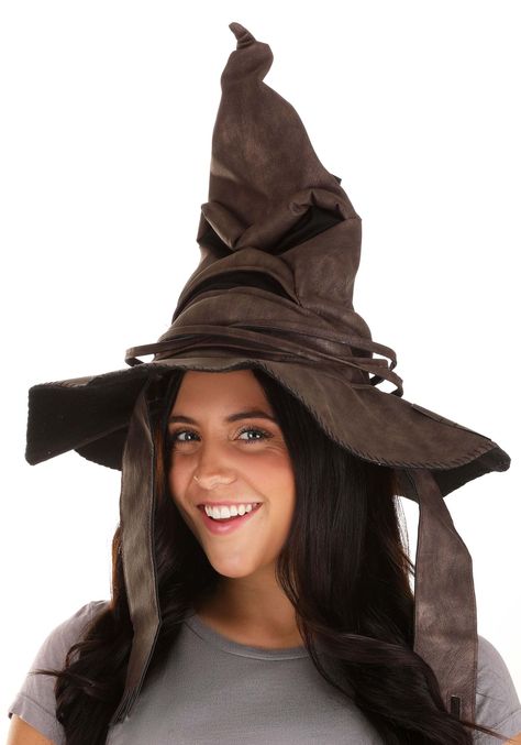 Sorting Hat Harry Potter, Hogwarts Sorting Hat, Harry Potter Hat, Harry Potter Movie Night, Harry Potter Hoodie, Harry Potter Sorting, Harry Potter Sorting Hat, Foam Wigs, Fun Costumes