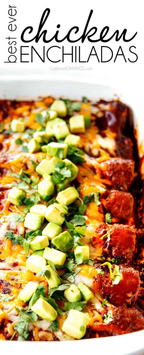 Chicken Enchiladas Authentic Enchiladas Chicken, Red Enchiladas Chicken, Chicken Enchiladas Authentic, Chicken Enchiladas Easy Red Sauce, Dinner Enchiladas, Chicken Enchiladas With Red Sauce, Red Chicken Enchiladas, Easy Chicken Enchilada Recipe, Red Enchiladas