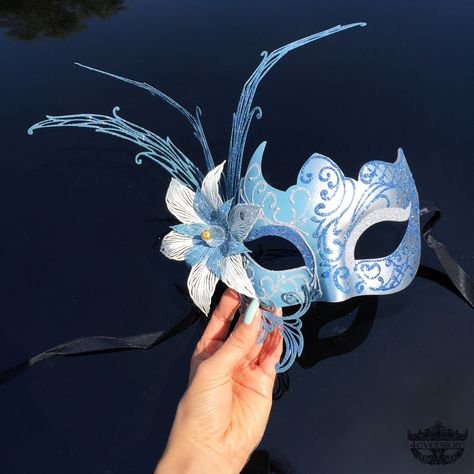 Light Blue Masquerade Mask, Blue Masquerade Mask, Masquerade Ball Masks, Masquerade Ball Mask, Venice Mask, Ball Mask, Mask Masquerade, Blue Mask, Masquerade Masks