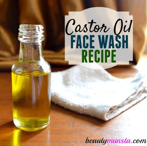 Castor Oil Face Wash Recipe - beautymunsta - free natural beauty hacks and more! Castor Oil Face, Face Wash Recipe, Castor Oil For Face, Oil Face Wash, Castor Oil Benefits, Skin Care Product, Oil Benefits, Natural Beauty Tips, Wrinkle Cream