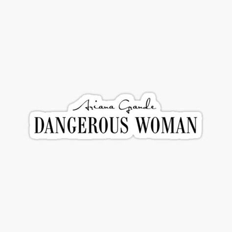 Ariana Grande Dangerous Woman, Music Stickers, Dangerous Woman, Diy Crafts Jewelry, Case Stickers, Phone Case Stickers, Ariana Grande