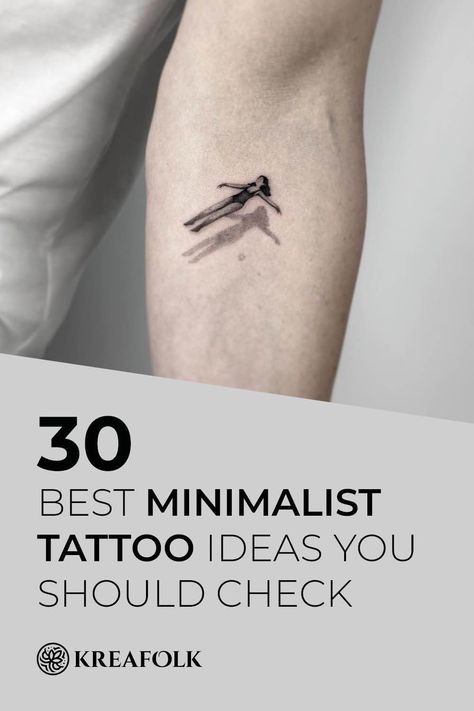 Explore the elegant world of minimalist tattoo designs. Our guide offers insights into selecting the perfect design, artist, and caring for your tattoo. Tattoos About Creativity, Kintsugi Tattoo Minimalist, Minimalist Abstract Tattoo, Minimalist Tattoo Inspiration, Outer Forearm Tattoo Men Simple, Fine Line Tattoos Women, Microrealistic Tattoo, Minimalist Tattoo Arm, Break Free Tattoo