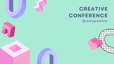 Green Geometric Creative Conference Zoom Virtual Background - Templates by Canva Virtual Background Ideas, Webinar Background, Zoom Background Design, Zoom Background Ideas, Zoom Background Professional, Creative Conference, Zoom Virtual Background, Background Zoom, Virtual Background