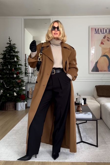 Le Specs L5000163 Unisex Outta … curated on LTK Trench Coat Outfit Business, Brauner Mantel Outfit, Long Beige Coat Outfit, Winter Office Outfits Women Cold, Winter Trench Coat Outfit, Super Cold Winter Outfits, Brown Trench Coat Outfit, Paris Winter Outfit, Beige Coat Outfit