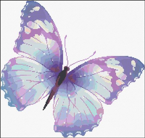 Free Cross Stitch Patterns.  Ann's Cross Stitch Patterns.  Love this site! Stitch Butterfly, Butterfly Cross Stitch Pattern, Free Cross Stitch Patterns, Free Cross Stitch Charts, Cross Stitch Boards, Butterfly Cross Stitch, Free Chart, Stitch Pictures, Cross Stitches