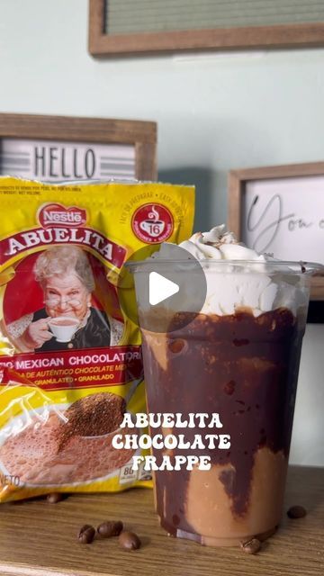 The Cafecito Corner ☕️ on Instagram: "Bought a personal blender just to make Frapps.
So, who’s ready? - also what a fail to not video the milk 😂
•
Ingredients and recipe at end of video (screenshot or save video for later)
✨
Brands used 🤎
Syrups & Sauces: Hershey’s 
Coffee Machine: 
Coffee: Cafe Bustelo (instant)
Milk: 2% Lactaid 
Glassware: Amazon 
✨
Follow me on TikTok and Instagram: @ thecafecitocorner
Ask me to re-make your favorite recipe
Link in bio has my favorites & discount codes for syrups, cups and more 
•
•
#coffeeathome #athomebarista #icedcoffee #icedlatte #hotlatte #coffee #abuelita #chocolateabuelita #frappe #frappuccino" Abuelita Coffee Recipe, Coffee Frappe, Chocolate Abuelita, Cafe Bustelo, Personal Blender, Save Video, Iced Latte, Coffee Cafe, Frappe