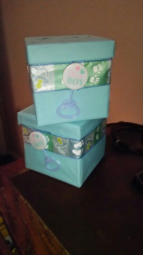 Baby shower diaper raffle/game box Raffle Box, Shark Baby Shower, Baby Shower Diaper Raffle, Games Box, Diaper Raffle, Baby Shower Planning, Baby Shark, Decorative Boxes, Shower