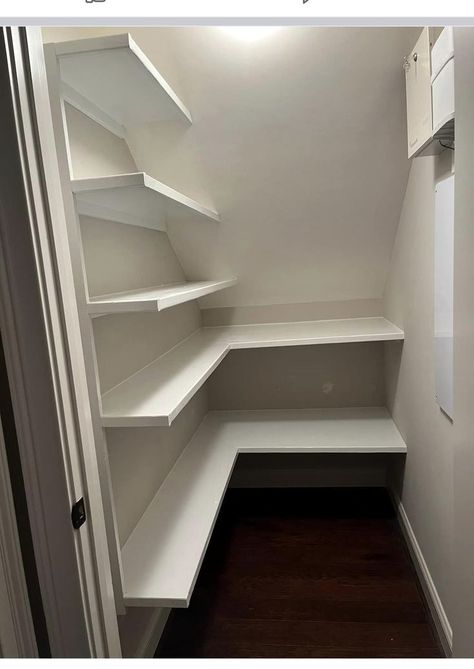 [PaidLink] 31 Incredible Under Stairs Pantry Shelving Ideas Hacks To Try Out 2023 #understairspantryshelvingideas Shelving Ideas For Under Stairs Closet, Small Butlers Pantry Under Stairs, Under Stairs Shelf Ideas, Under The Stairs Closet Ideas Basements, Slanted Pantry Ideas, Linen Closet Under Stairs, Small Pantry Design Ideas Under Stairs, Under Stairs Closet Pantry Ideas, Under Stairs Linen Storage