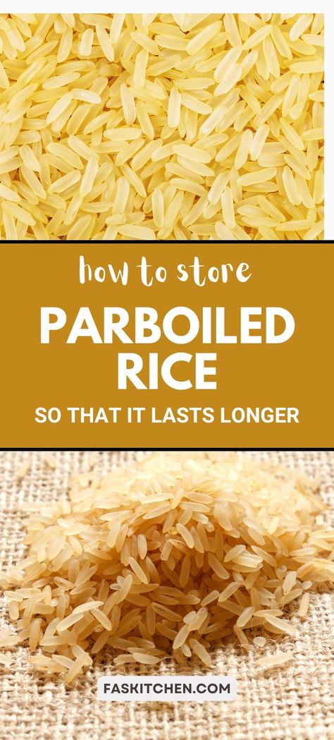 A Pinterest pin featuring parboiled rice in various dishes and informative text. Highlights the nutritional benefits, culinary uses, and tips for buying and storing converted rice. Perfect for anyone looking to cook healthier and more delicious meals. #ParboiledRice #HealthyEating #CookingTips Parboiled Rice Recipes, Boiled Rice Recipes, Flavorful Rice, Parboiled Rice, How To Boil Rice, Rice Varieties, Reduce Food Waste, Delicious Dishes, Food Crafts