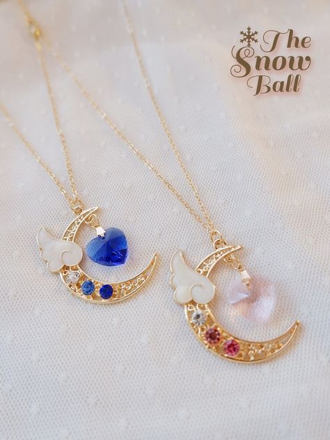 Sailor Moon Jewelry, Moon Accessories, Kawaii Necklace, Kawaii Accessories, Crescent Moon, Moon Necklace, Lolita Fashion, Sailor Moon, Harajuku