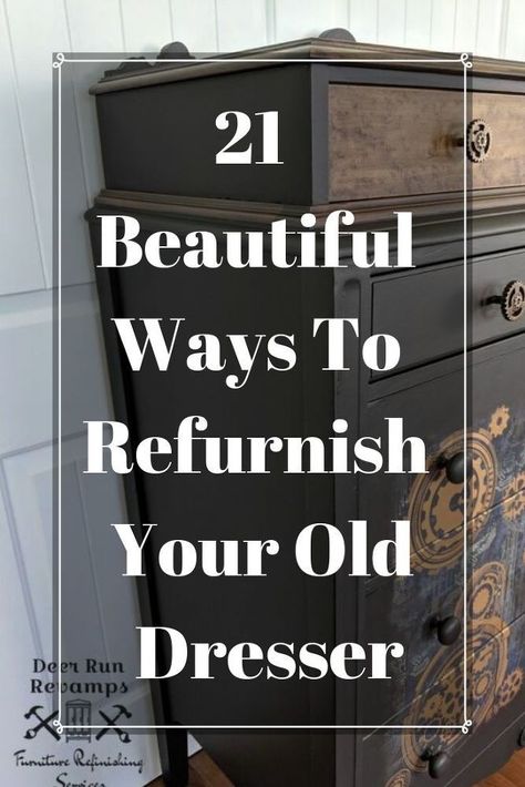 Dressers Diy, Furniture Dressers, Upcycle Dresser, Furniture Dresser, Dresser Refinish, Dresser Redo, Dresser Furniture, Dressers Makeover, Fabulous Diy