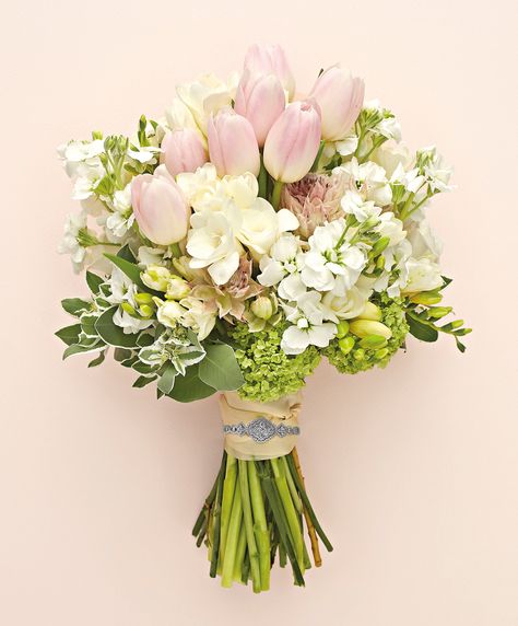 Wedding Bouquets With Tulips, Tulip Hydrangea Bouquet, Tulip Wedding Bouquet Spring, Hydrangea And Tulip Bouquet, Prom Bouquet Tulips, Hydrangea Tulip Bouquet, Pink Tulips Wedding Bouquet, Dogwood Wedding Bouquet, White Tulip And Eucalyptus Bouquet