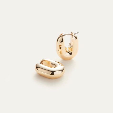 U-Link Earrings | JENNY BIRD Jenny Bird Jewelry, Award Winning Jewelry, Jenny Bird, Link Earrings, Virtual Fashion, Polish Silver, Chic Boutique, Gold Hoop, Earring Backs