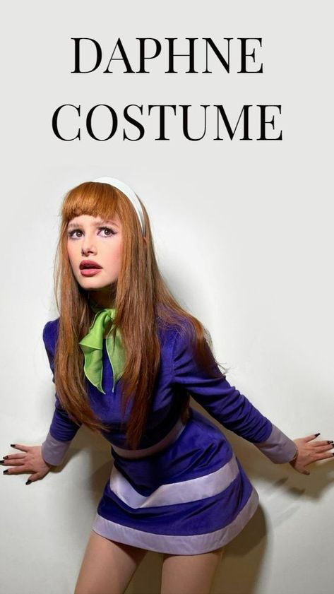 Daphne from Scooby-Doo full costume links!
Dress link Scooby Doo Disfraz, Halloween Costumes Redhead, Daphne Halloween Costume, Daphne Scooby Doo Costume, Easy Halloween Costumes For Women, Daphne Costume, Character Halloween Costumes, Classy Halloween Costumes, Cartoon Character Costume