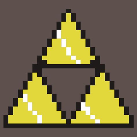 Triforce Triforce Pixel Art, Zelda Pixel Art, Zelda Logo, Ol Fashion, Zelda Art, Tattoos Ideas, Fiber Arts, Legend Of Zelda, Superhero Logos