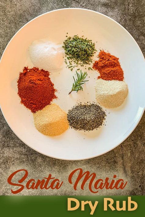 Santa Maria Dry Rub is a mixture of spices used to flavor meat, most often tri-tip. Santa Maria barbecue originated in Santa Marica, Calfornia. #santamariadryrub #dryrubseasoning #santamariaseasoning #santanmariarub Santa Maria Seasoning, Stew Seasoning, Beef Stew Seasoning, Pot Roast Seasoning, Easy Pot Roast, Homemade Cajun Seasoning, Dry Rub Recipes, Homemade Spice Mix, Rub Recipes