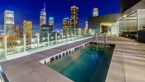 Downtown La Apartment, Luxury Apartment Pool, High Rise Living, High Rise Apartment, La Apartment, Apartment Pool, Luxury High Rise, High Rise Apartments, Visual Board