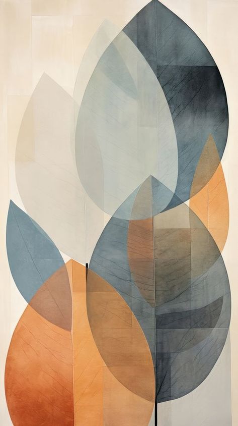 Fall leaves abstract painting shape. | free image by rawpixel.com / Chim Poster Design Abstract, Art Deco Painting Artworks, Panelling Design Wall, Orange Wall Texture, Wall Painting Texture, Pintura Aesthetic, Abstract Textiles, Aesthetic Wallpaper Fall, Nature Abstract Art