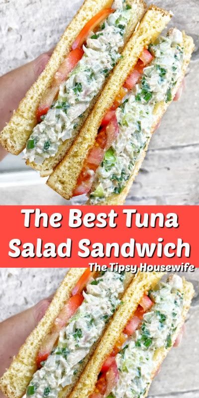 The Best Tuna Salad, Tuna Salad Sandwich Recipe, Tuna Sandwich Recipes, Resep Sandwich, Tuna Melt Recipe, Best Tuna Salad, Salad Sandwich Recipe, Tuna Salad Sandwich, Melt Recipe