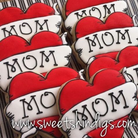 rock n roll baby shower | Sweet Shindigs: Mom Heart Tattoo Cookies Motorcycle Cookies, Tattoo Cookies, Punk Rock Baby Shower, Tattoo Baby Shower, Mom Cookies, Rock Baby Showers, Rock N Roll Baby, Mom Heart Tattoo, Rock And Roll Birthday