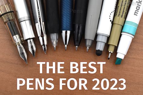 The 42 Best Pens for 2023: Gel, Ballpoint, Rollerball, and Fountain Pens | JetPens Best Rollerball Pens, Best Calligraphy Pens, Pen Obsession, Best Pen, Ergonomic Pen, Best Fountain Pen, Travel Art Kit, Fine Point Pens, Multi Pen