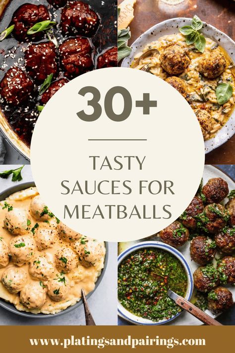 Sauce For Pasta And Meatballs, Chicken Meatball Dipping Sauce, Ikea Meatballs Recipe Sauces, Turkey Meatball Dipping Sauce, Sauce For Pork Meatballs, Meat Ball Sauce Recipe Easy, Creamy Sauce For Meatballs, Meatballs No Tomato Sauce, Dipping Sauce For Meatballs Appetizers