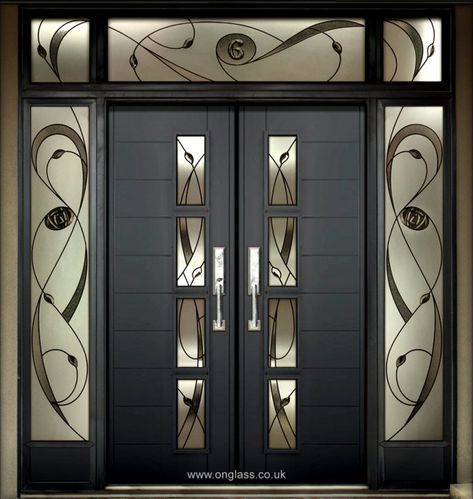 سلالم حلزونية, Tor Design, Porte In Ferro, Entry Door Designs, House Main Door, Modern Entrance Door, Pelan Rumah, House Main Door Design, Main Entrance Door Design