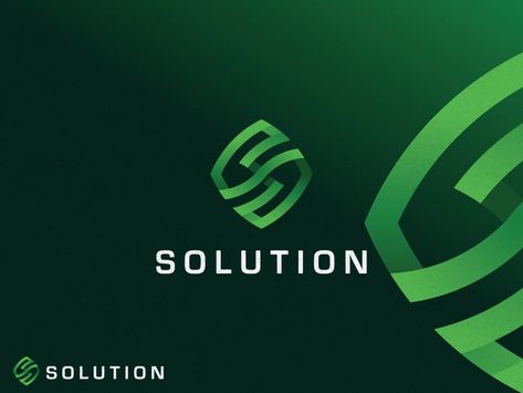 Solution Logo Design, Solution Logo, Oil Logo, Modern Gradient, S Logo Design, Wall Tv Unit Design, Cloud Forest, Ev Charging, Logo Symbol