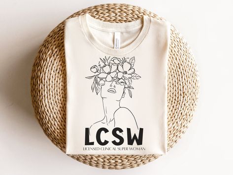 Hand Drawn Shirt, Social Worker Outfits, Sketch Line Art, Licensed Clinical Social Worker, Social Worker Gifts, Social Workers, Social Worker, School Counselor, Social Work