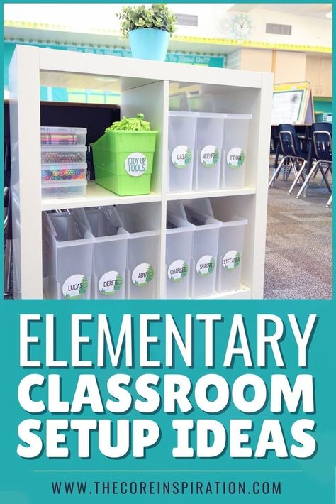 Get classroom organization ideas for this back to school season! This 3rd grade classroom tour includes tips on how to set up an elementary classroom to support self directed learning. Learn how to organize supplies, set up learning corners, display students work, and set up communal areas. Check out my third grade classroom here and get more hacks for organizing your class! Elementary Classroom Setup, Student Supply Organization, Classroom Setup Ideas, Ikea Classroom, Classroom Setup Elementary, Classroom Seating Arrangements, Dream Bright, Flexible Seating Classroom, Classroom Economy