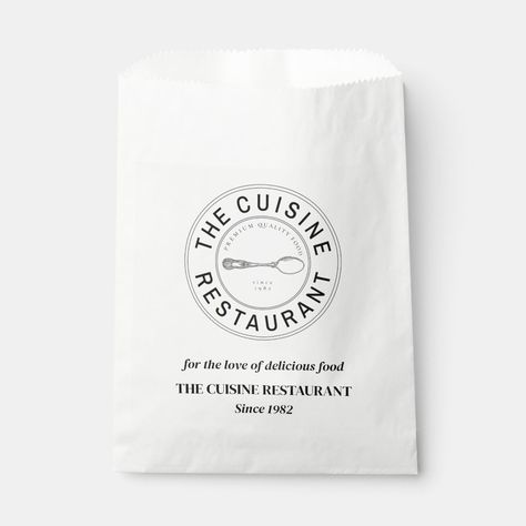 Market Setup, Bakery Paper, Restaurant Promotions, Food Paper, Promotion Ideas, Bakery Bags, Bakery Food, Merchandise Bags, Logo Restaurant