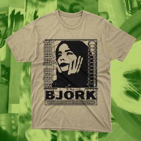 Bjrk Graphic Unisex T-shirt Gifts For Fans - Apparel, Mug, Home Decor - Perfect Gift For Everyone Check more at https://lespiaules.com/product/bjrk-graphic-unisex-t-shirt-gifts-for-fans-apparel-mug-home-decor-perfect-gift-for-everyone/ Bjork T Shirt, Bjork Merch, Bjork Shirt, Fresh Clothes, Pj Harvey, Tori Amos, Cute Pjs, Sonic Youth, Music Tees