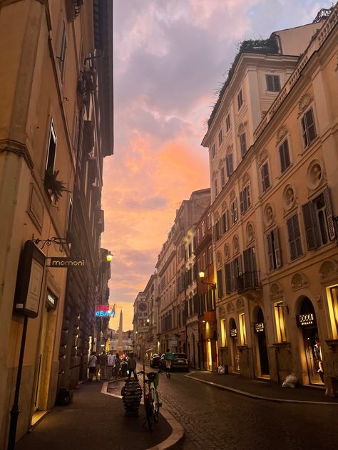 Italy Sunset, Sunset Aesthetic, Aesthetic Travel, Rome Travel, Rome Italy, Travel Aesthetic, On The Road, The Road, Rome