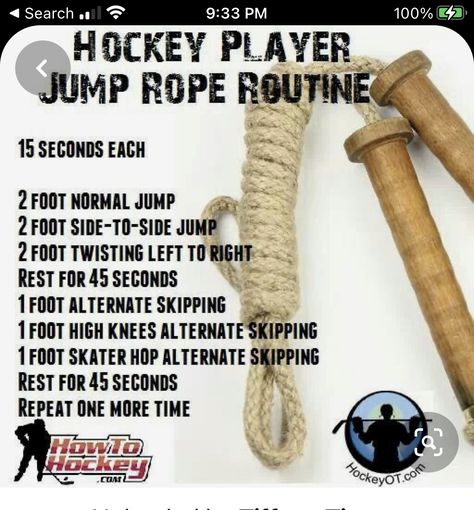 Hockey Workouts Training, Jump Rope Routine, Backyard Ice Rink, Hockey Workouts, Hockey Diy, Hockey Drills, Inline Hockey, Hockey Boards, Youth Hockey