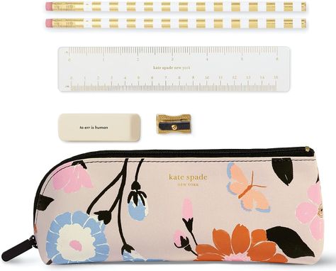 https://amzn.to/3OIQKPp Kate Spade Pencil Case, Cute Pencil Pouches, Cute Pencil Case, Small Travel Bag, Pen And Pencil, Like A Mom, Pens And Pencils, Pencil Bags, Floral Garden