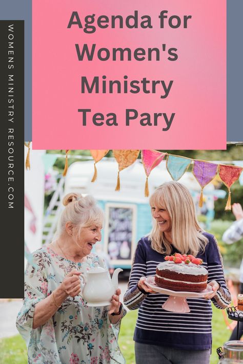 Church ladies tea party agenda Ladies Afternoon Tea Party, Tea Party Entertainment Ideas, Women’s Ministry Tea Party, Women’s Tea Party Ideas, Church Tea Party Ideas, Women’s Tea Party, Tea Party Crafts For Adults, Women’s Ministry Event Ideas, Tea Party Activities Ladies