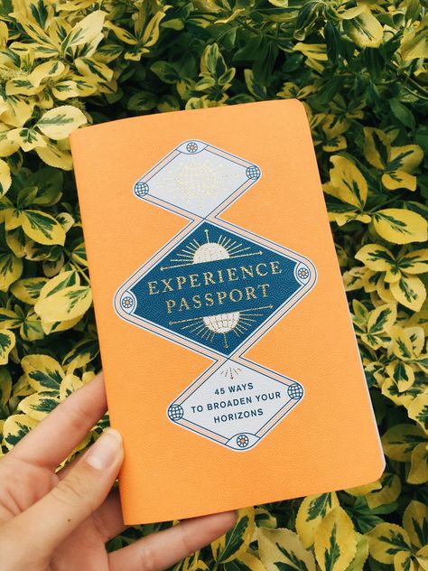 The Experience Passport Travel Card Design, Passport Graphic Design, Vintage Travel Journal, Pr Boxes, Vintage Passport, Brew Stand, Passport Design, Travel Stamps, Journal Mindfulness