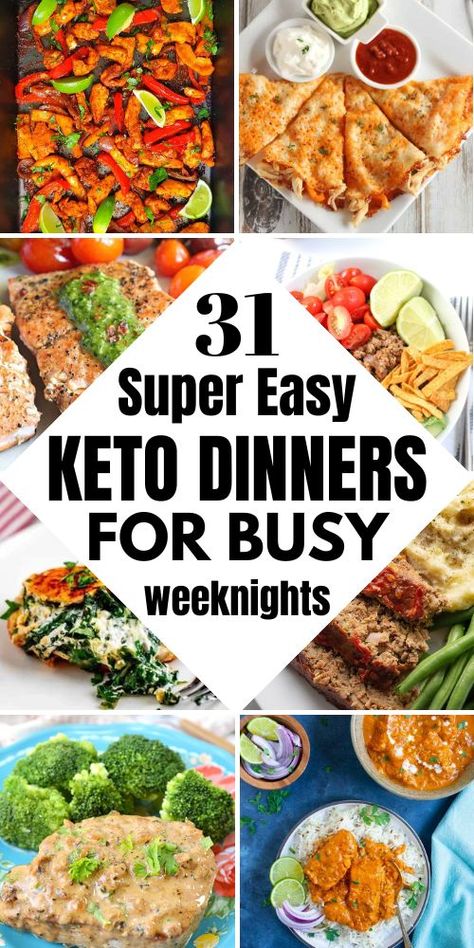 Explore a mouthwatering collection of 30 easy keto dinner recipes that are perfect for any day of the week. From quick weeknight keto dinners to best keto dinner recipes for special occasions, this selection has it all. Easy Yummy Keto Dinners, Cheap No Carb Dinners, Fast And Easy Healthy Dinners, Keto Menu Plan Week 1, Fast Dinner Recipes Low Carb, Fresh Keto Recipes, Lazy Keto Dinner Ideas, Health Fast Dinner Recipes, Keto Dinner Meal Prep For The Week