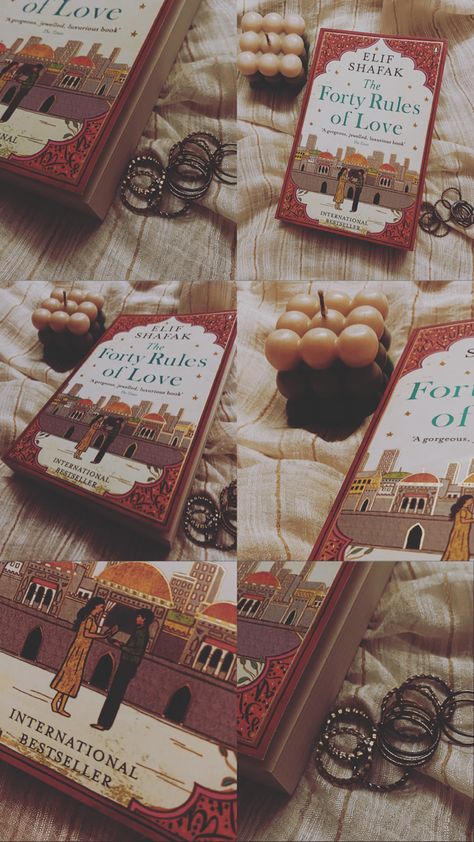 Forty Rules Of Love Book, Love Book Aesthetic, Forty Rules Of Love, Aesthetic Layout, Pretty Aesthetic, Recommended Books To Read, Book Annotation, Cute Friend Photos, Lace Dress With Sleeves