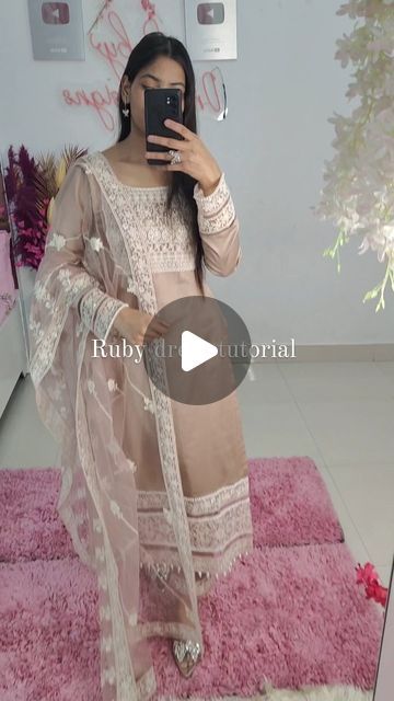 Ruby Dress, Dress Tutorial, Draping Fashion, Long Kurtis, Dress Tutorials, My Youtube Channel, Youtube Channel, Ruby, On Instagram