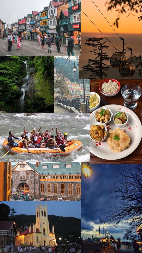 Shimla, India (Aesthetic) Made by me - :) Please dont copy Shimla Aesthetic, Mountain Photo Ideas, India Aesthetic, Mountains Aesthetic, Valley Of Flowers, Travel Infographic, Travel Picture Ideas, Travel Pictures Poses, Mountain Travel