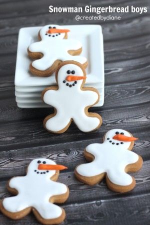 Gingerbread Cookies Recipe, Cookies Party, Snowman Craft, Ginger Bread Cookies Recipe, Snowman Cookies, Cookie Party, Xmas Cookies, Cookies Decorated, Christmas Cooking