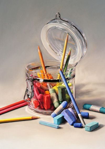 Still Life - THE ART OF LISA OBER Composition Ideas, Life Sketch, Still Life Artists, Hyper Realistic Paintings, Still Life Paintings, Pastel Sec, Pastel Paintings, Dry Pastel, Still Life Photos