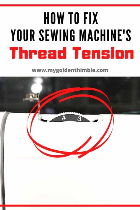 Sewing Machine Tension, Thread Tension, Sewing Machine Repair, Sewing Machine Thread, Sewing Machine Basics, Sewing Machine Feet, Vejle, Sew Ins, Sewing Class