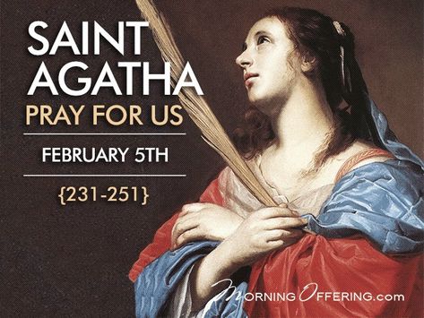 Saint Agatha, pray for us. St Agatha, Saint Agatha, Divine Goddess, Virgin Mary Statue, Mary Statue, Catholic Prayers, Pray For Us, Epiphany, Catholic Faith